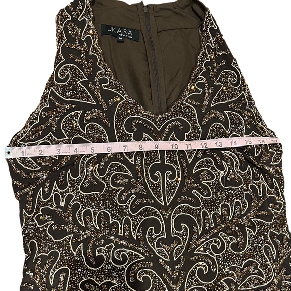 J Kara Evening Gown Size 10 - Picture 3 of 7